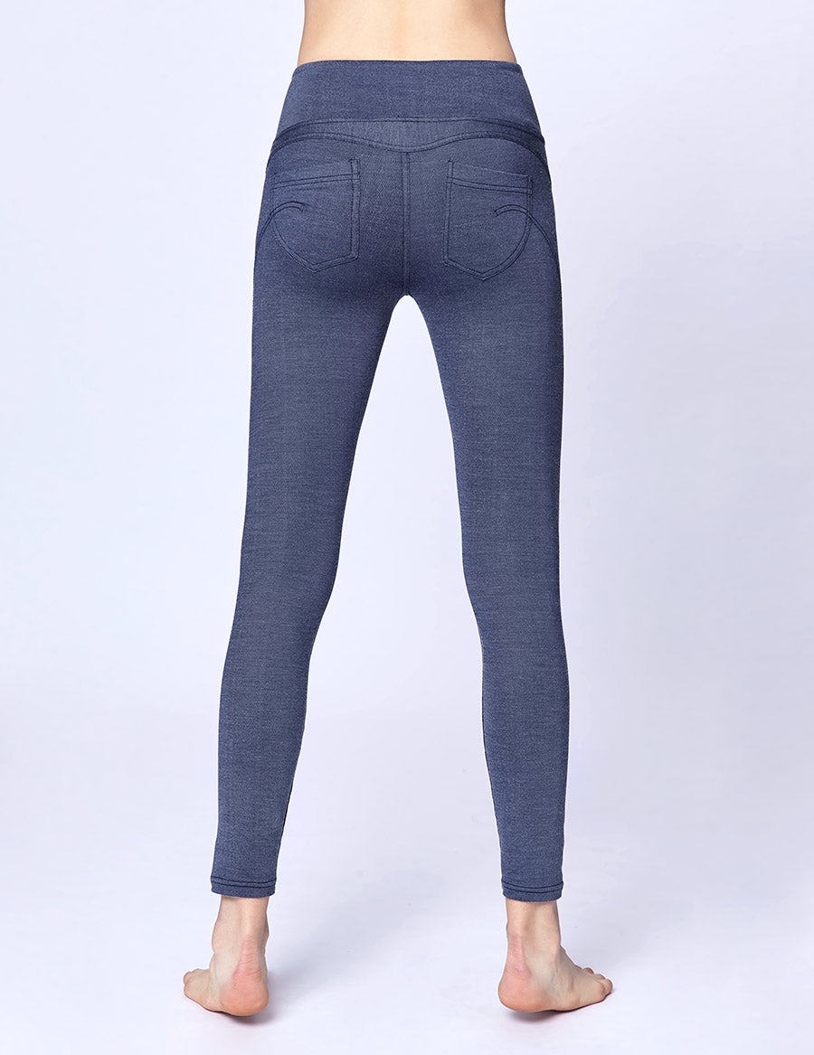 easyoga LA-VEDA Up-to-the-Minute Denim Tight - J05 Jeans Blue