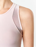 easyoga LA-VEDA By Your Side Tank - R32 Ivory Pink