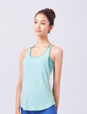 easyoga LA-VEDA Multipro Astral Layered  Tank - M1 M-Green