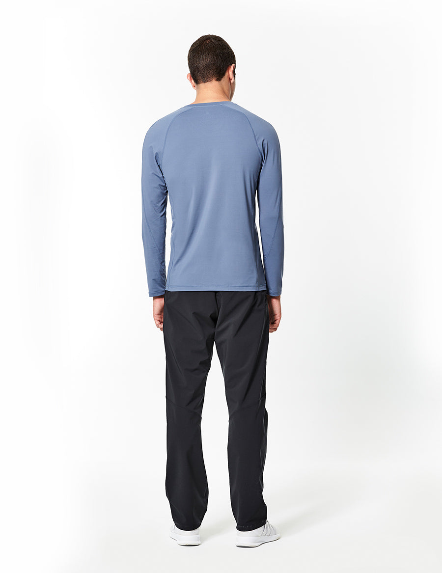 easyoga LESPIRO Excel Men's Long Sleeves - B34 Ash blue