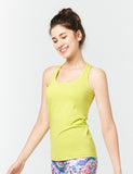 easyoga LA-VEDA Neat Athletic Tank10 - Y05 Lime Yellow