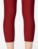 easyoga LESPIRO Ripples Cropped Tights - R26 Capsicum