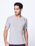 easyoga LESPIRO Men's Full Day T-Shirt - A5 Light Gray